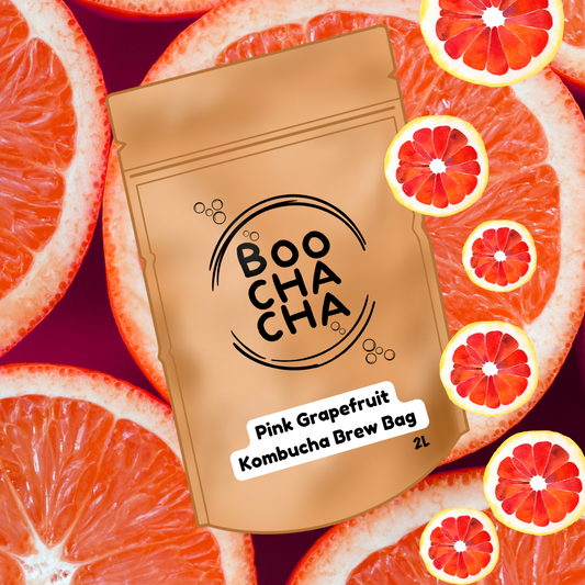 Pink Grapefruit Kombucha Brew Bag