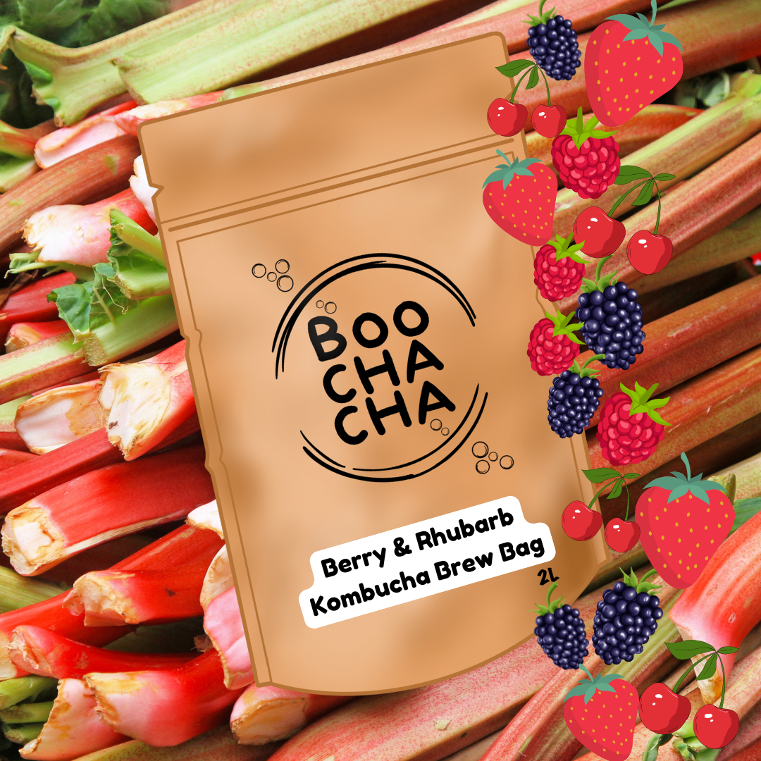 Berry & Rhubarb Kombucha-Brew-Bag