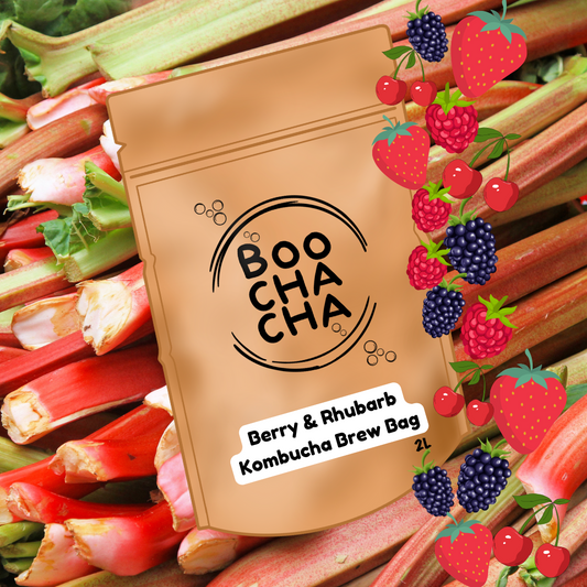 Berry & Rhubarb Kombucha-Brew-Bag