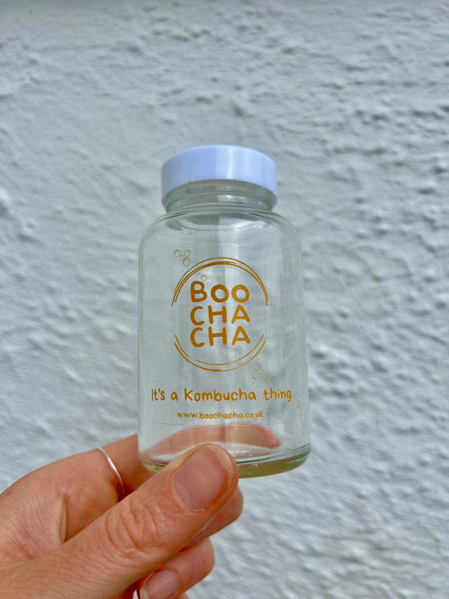 Six Mini Glass Wellness Shot Bottles 120ml