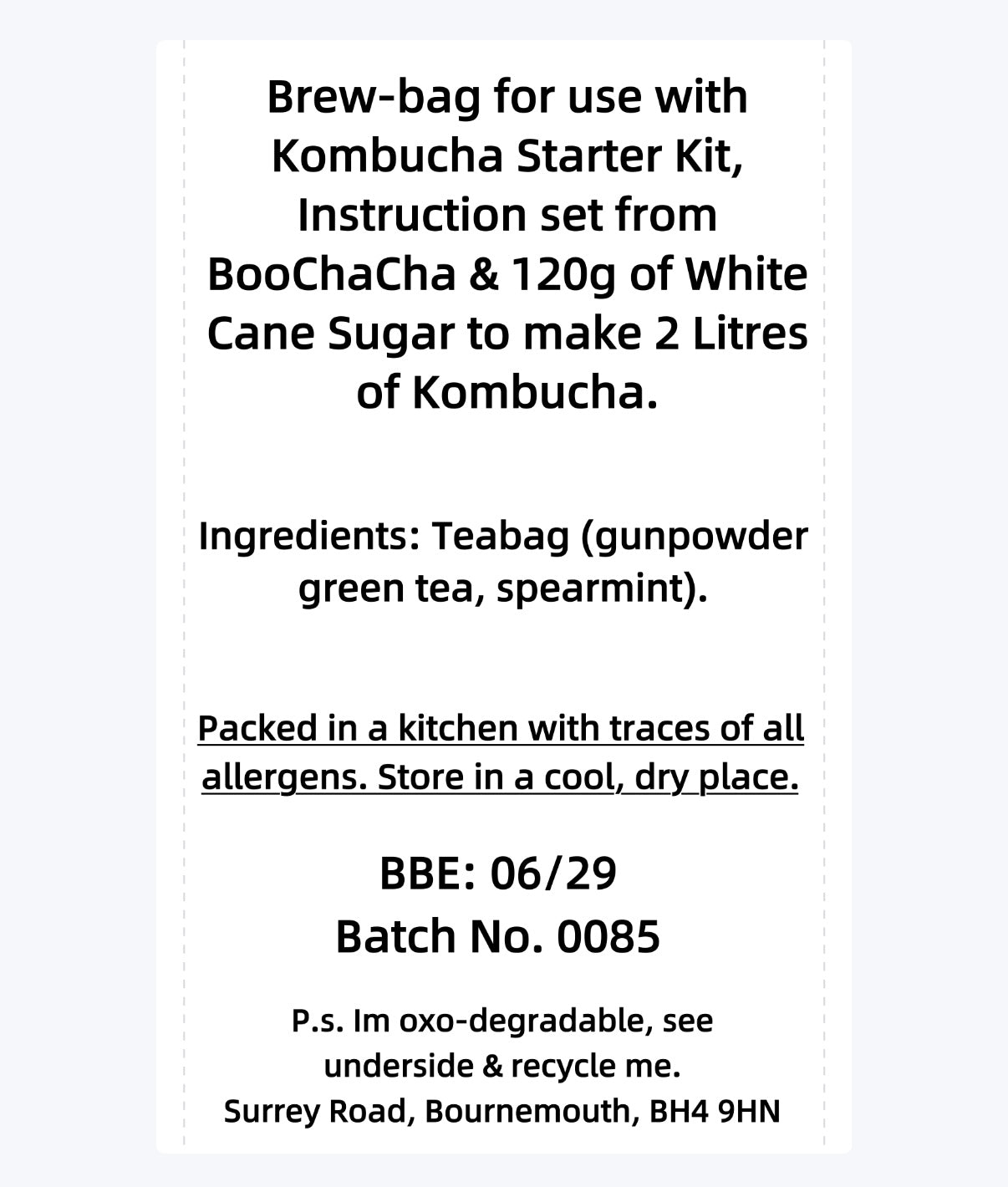 Moroccan Mint Kombucha-Brew-Bag