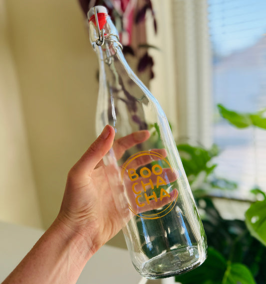 Clip Top 1 Litre Glass Bottle