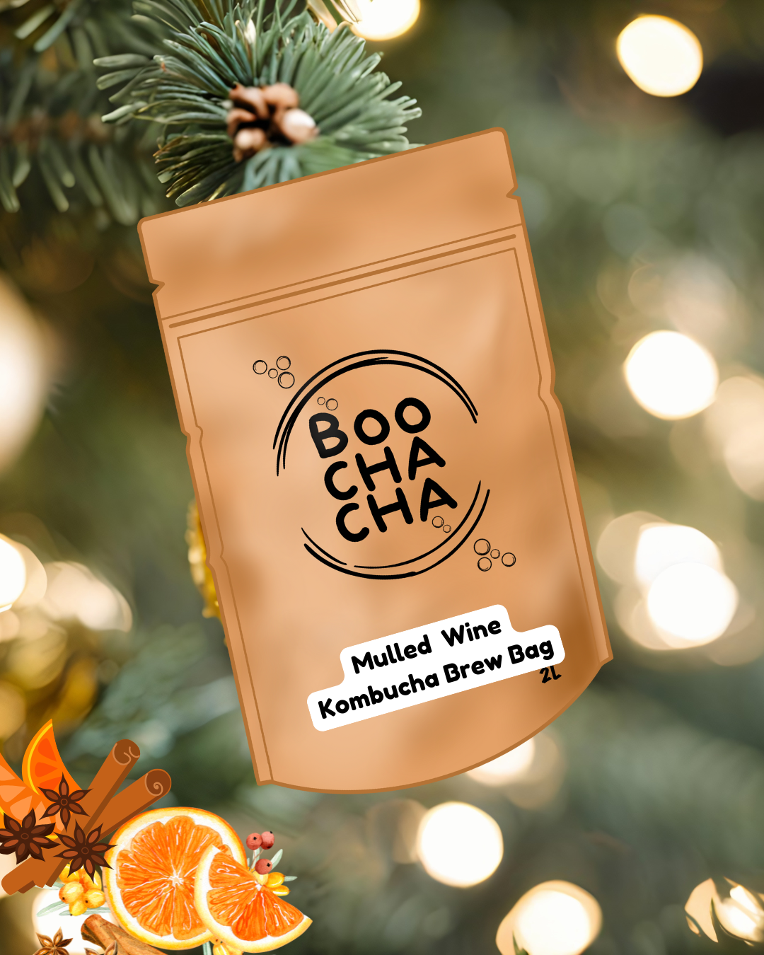 Mulled Wine Kombucha Brew Bag