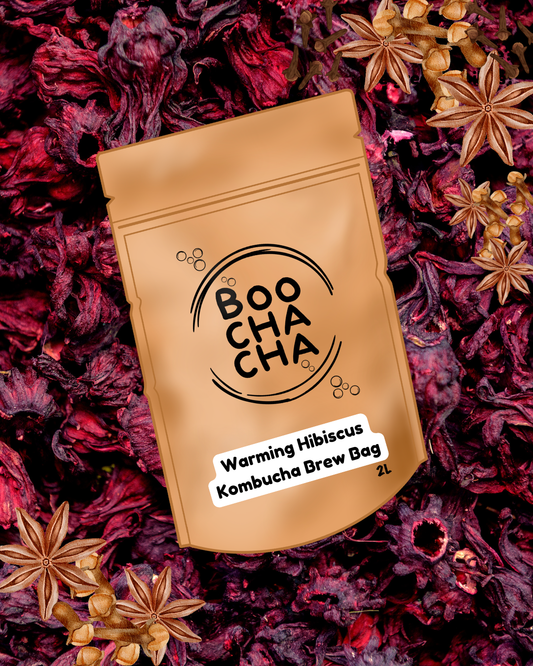 Warming Hibiscus Kombucha Brew Bag