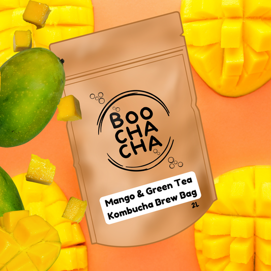 Mango & Green Tea Kombucha Brew-Bag