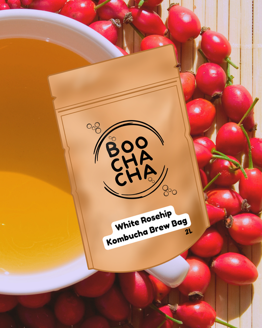 White Rosehip Kombucha Brew Bag