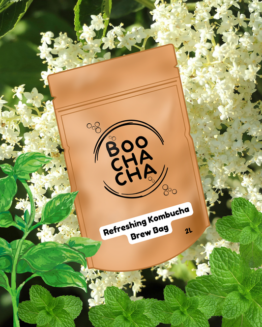 Refreshing (Caffeine Free) Kombucha Brew Bag