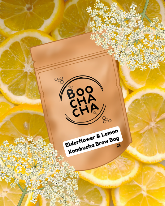 Elderflower & Lemon Kombucha Brew Bag