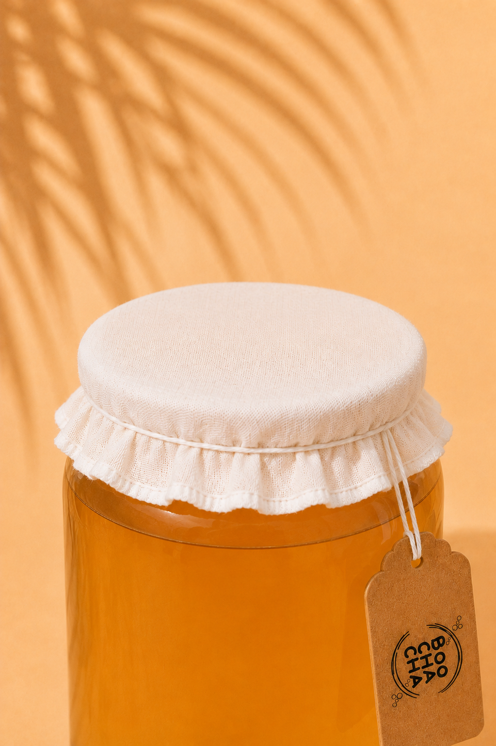Hand-Made Natural Muslin Shower Cap