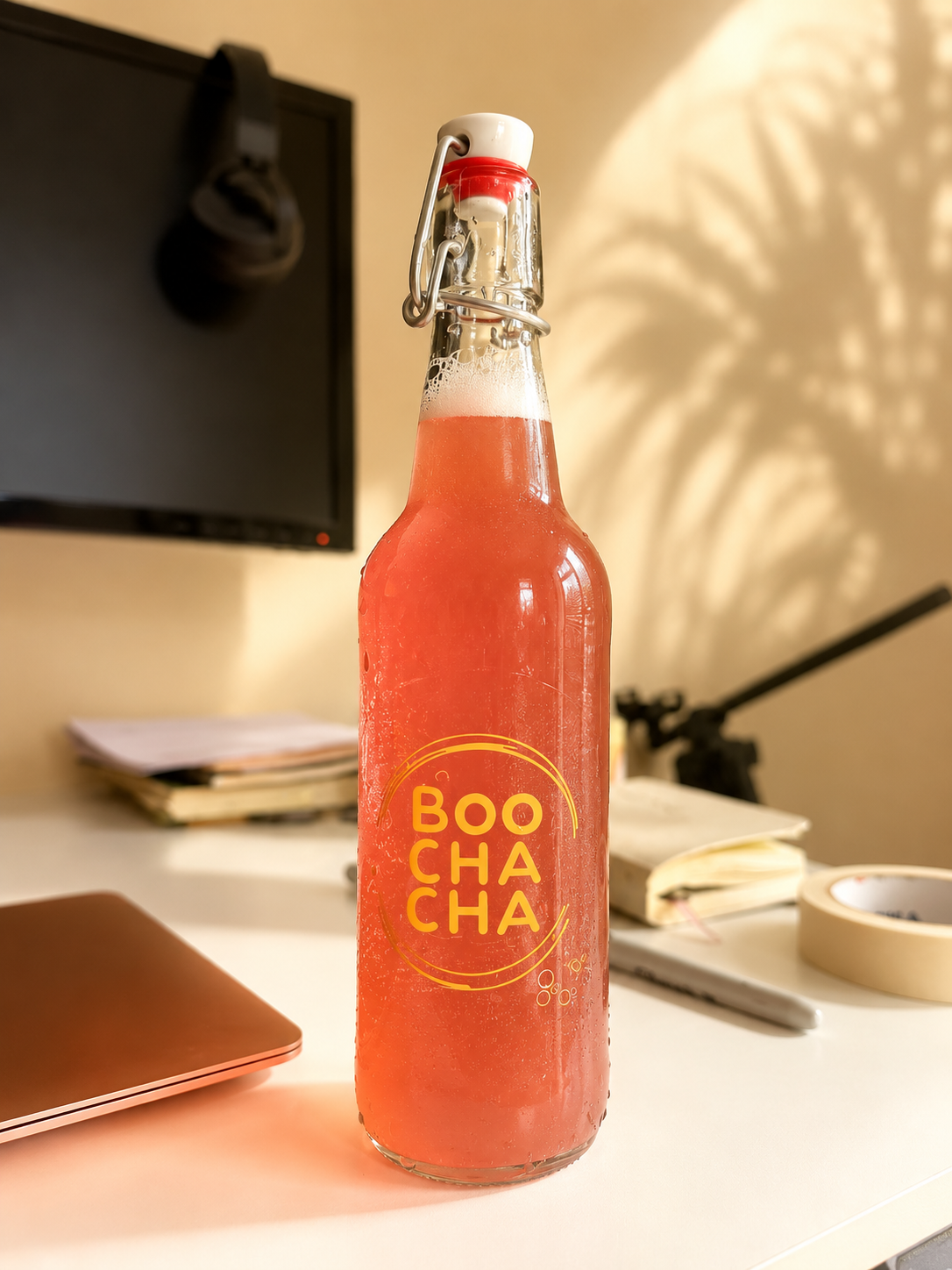 Clip Top 500ml Glass Bottle