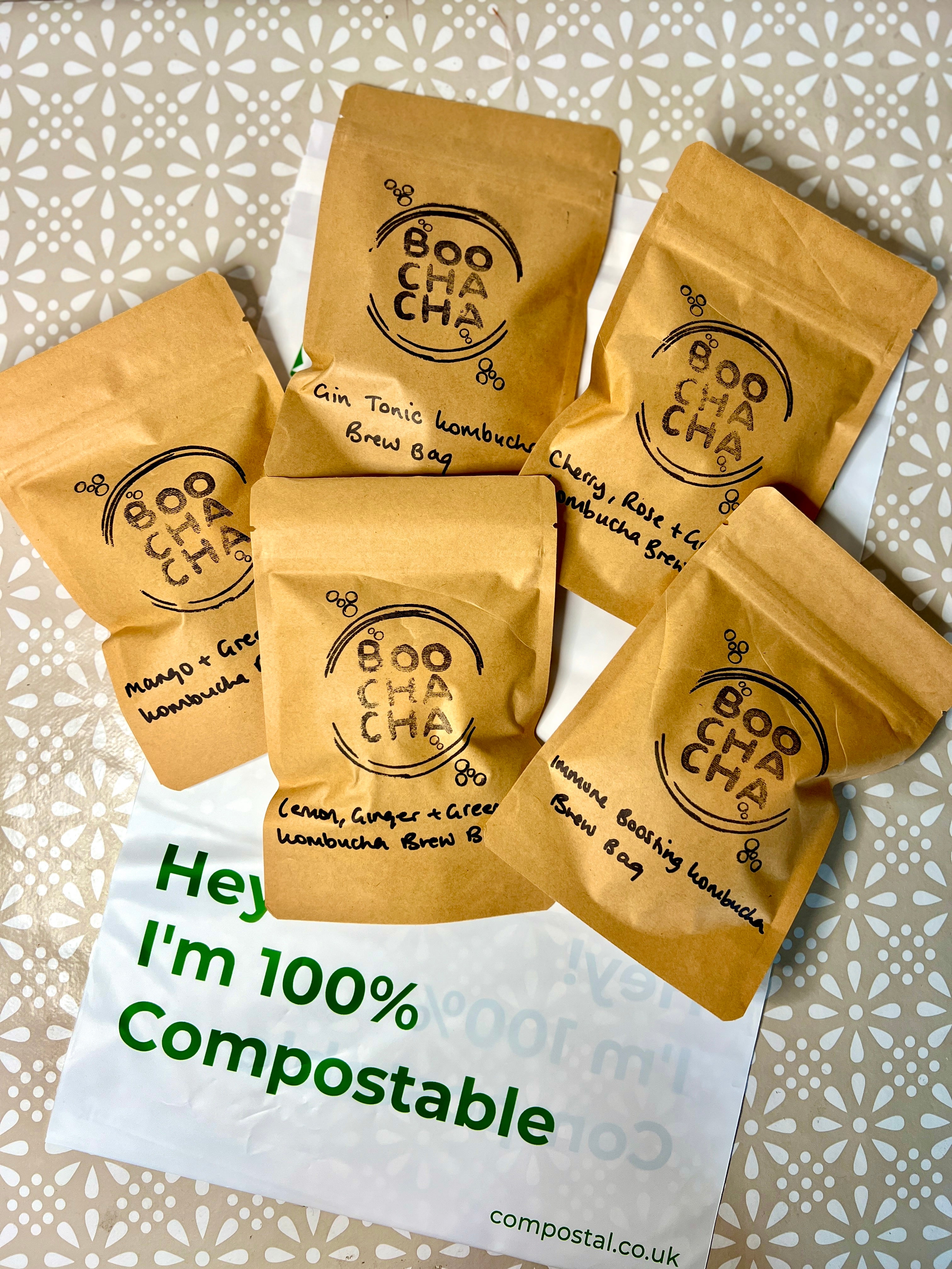 Five Kombucha Brew-Bag Bundle – BooChaCha Ltd