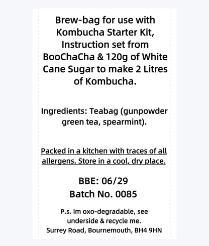 Moroccan Mint Kombucha-Brew-Bag