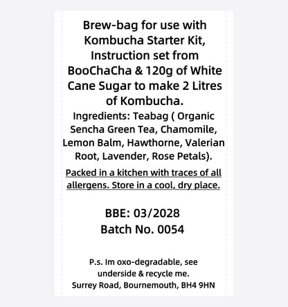 Relaxing Kombucha Brew Bag