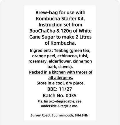 Immune Boosting Kombucha Brew Bag