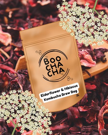 Elderflower & Hibiscus Kombucha Brew Bag